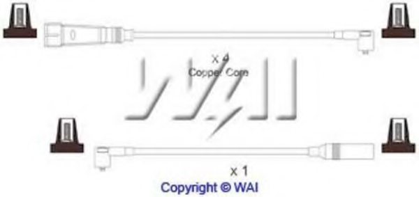 WAIglobal SL646 Ignition Cable Kit